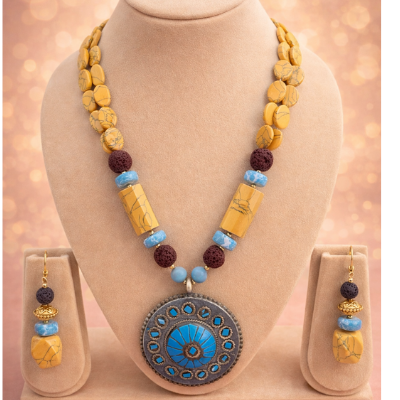 Mustard bead jewellery